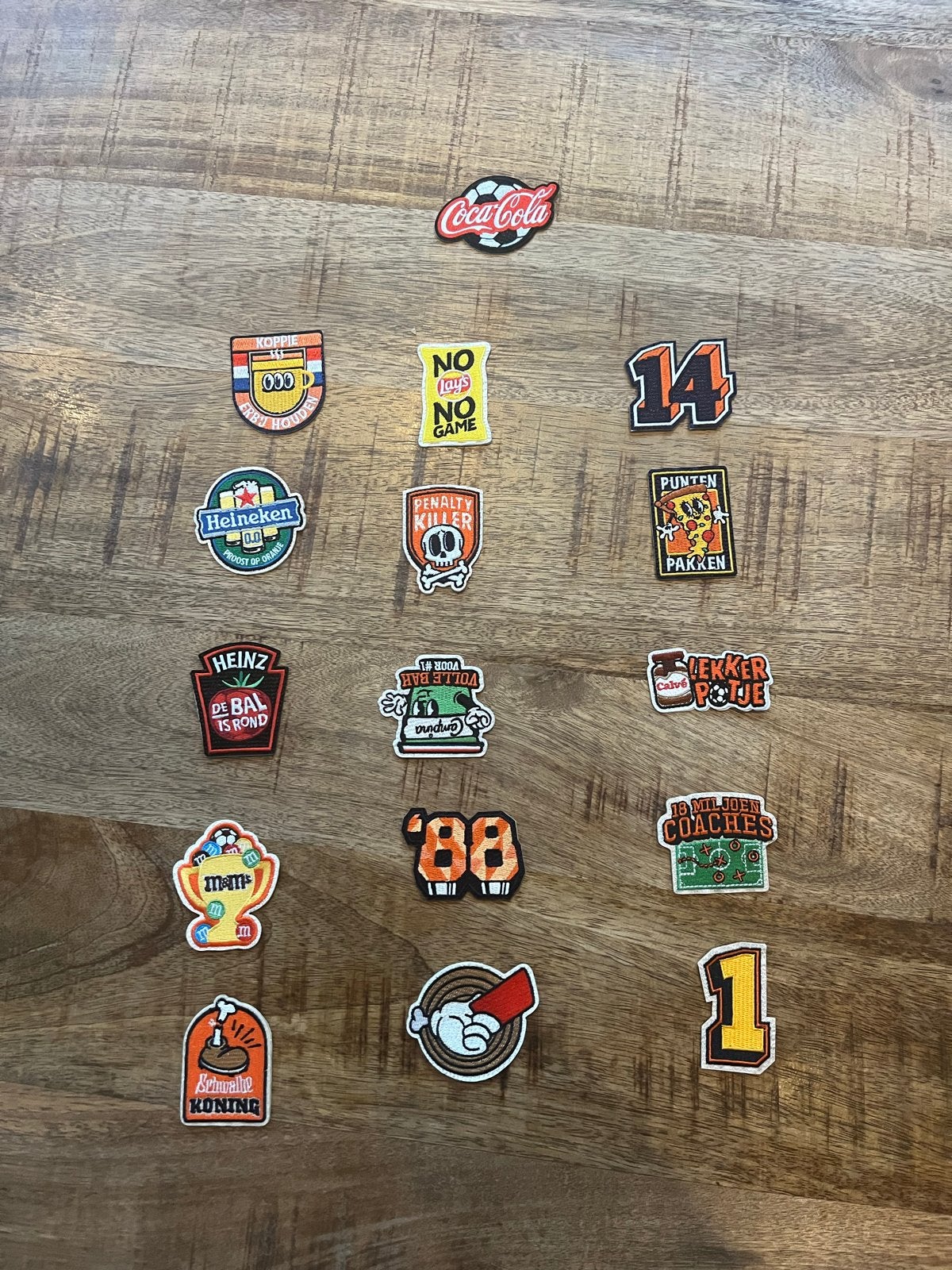 Voetbal Patches Set - Diverse Merken en Thema's, Verzamelen, Ophalen of Verzenden, Nieuw, Sport