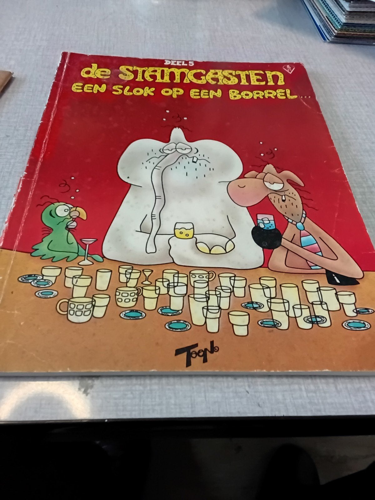 De stamgasten,een slok op een borrel, Eén stripboek, Ophalen of Verzenden