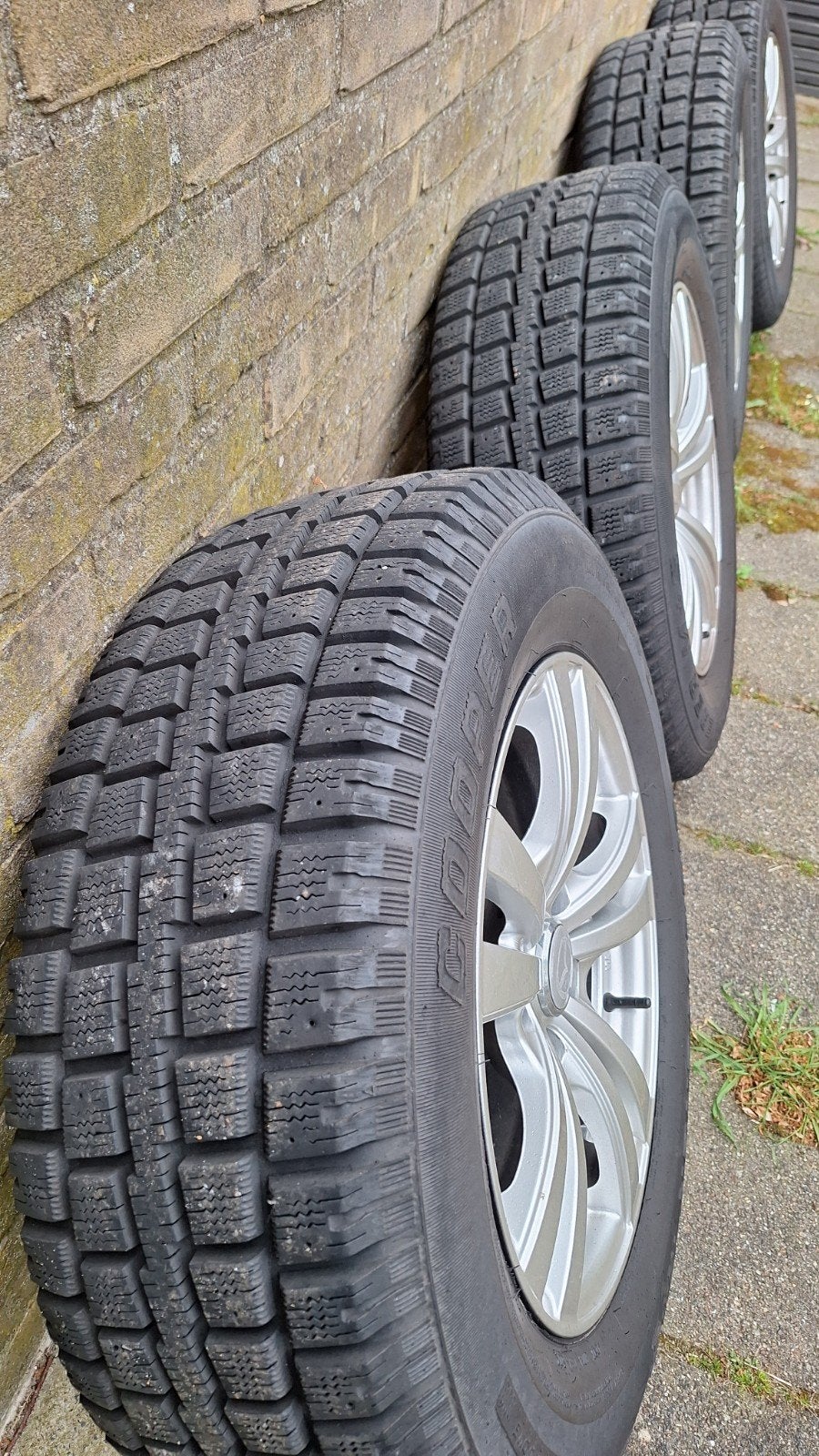 Set van 4 Mazda cx5 winterbanden met velgen 215/70R16, Ophalen of Verzenden, Gebruikt