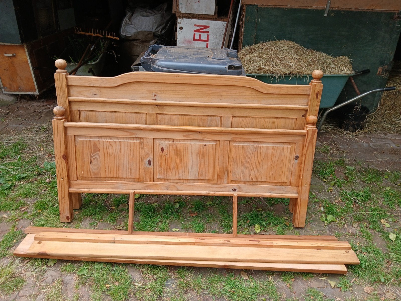 Te koop ledikant  1.60 x2.00 m, Huis en Inrichting, Slaapkamer | Bedden, Ophalen, Eenpersoons, Hout