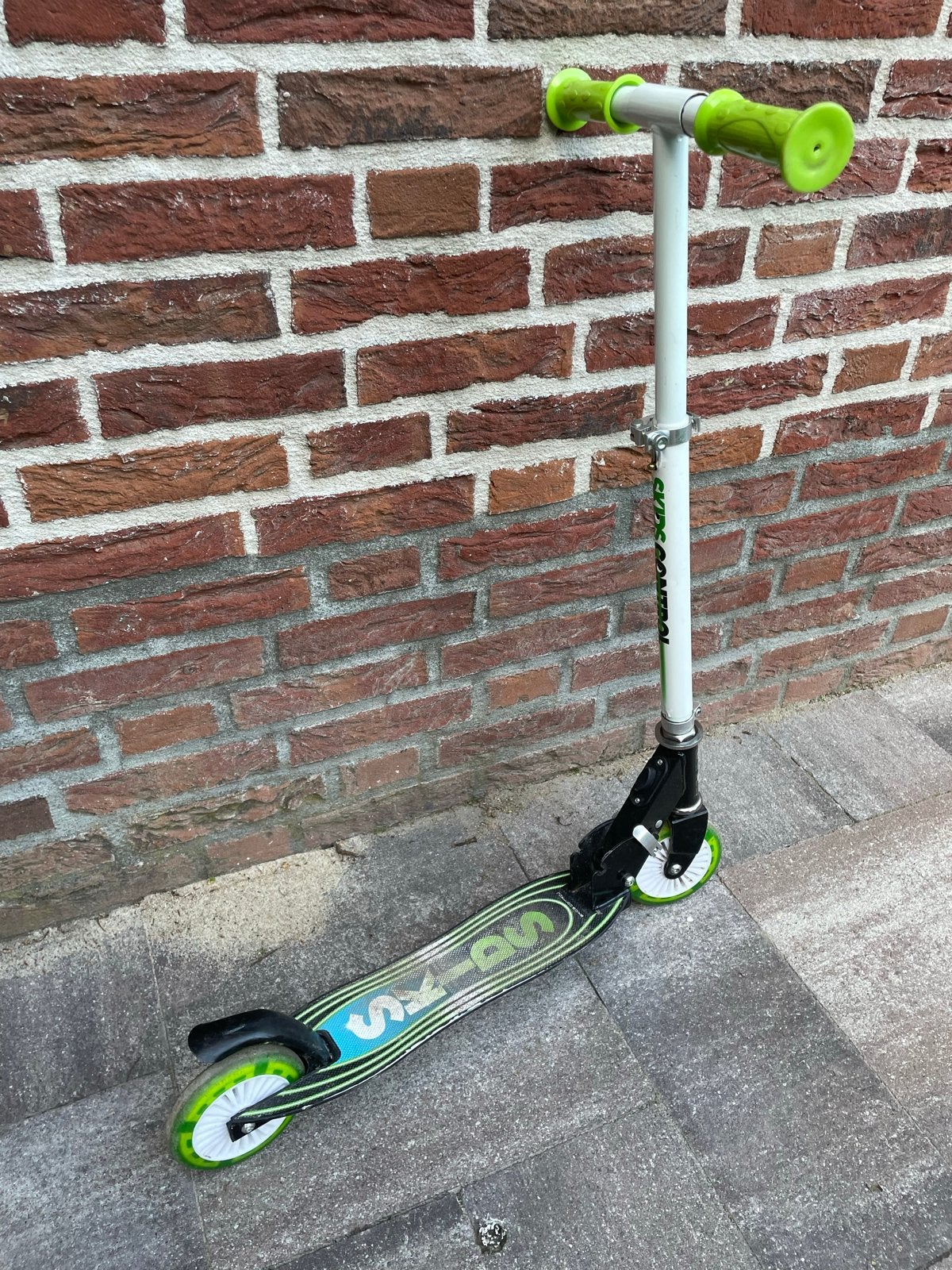 Stuntstep/step groen/zwart - SX-OS, Ophalen of Verzenden, Gebruikt, Gewone step