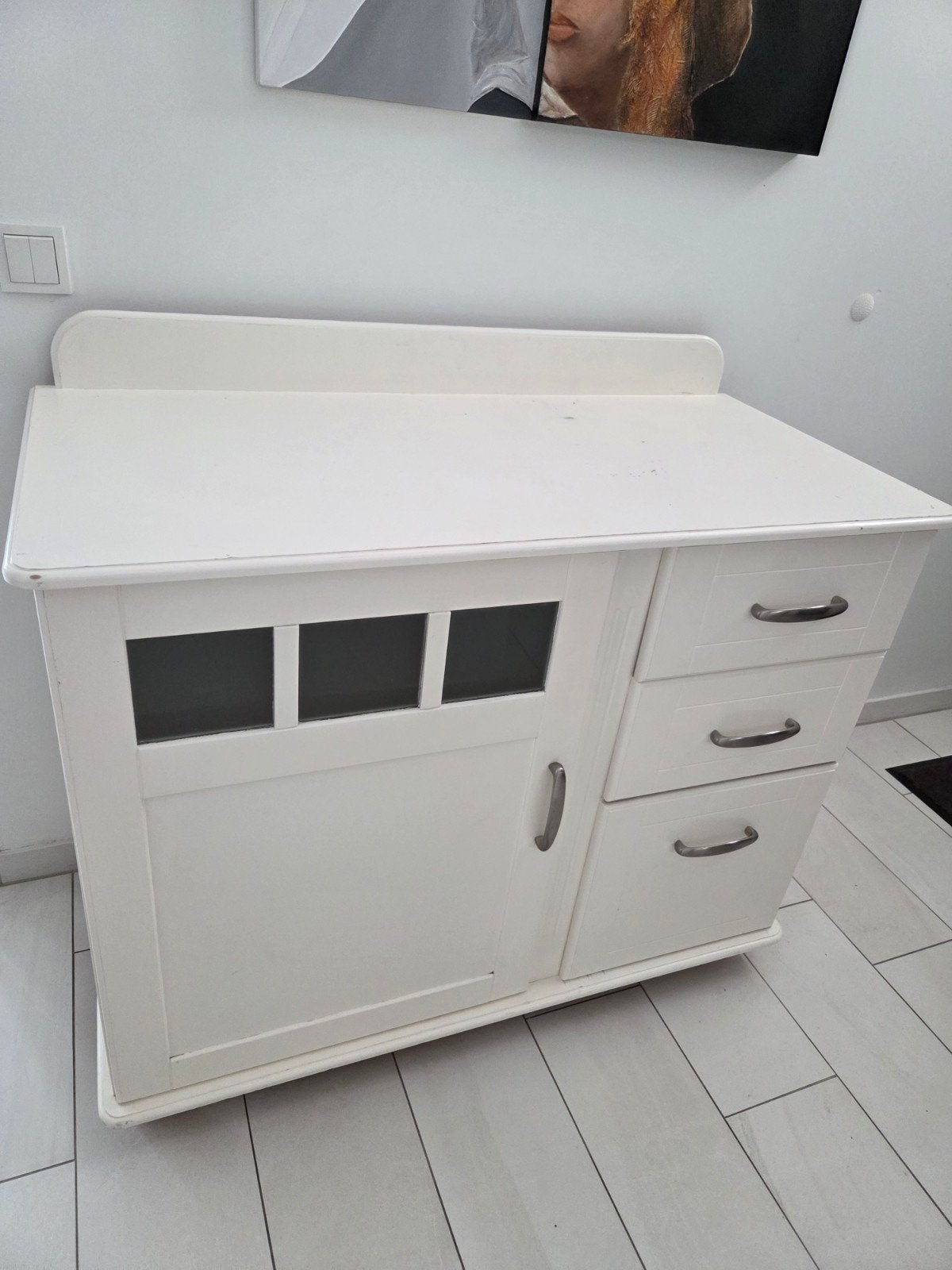 Gratis: Commode (massief hout), Gebruikt, 50 tot 70 cm, Ophalen of Verzenden, 100 cm of meer