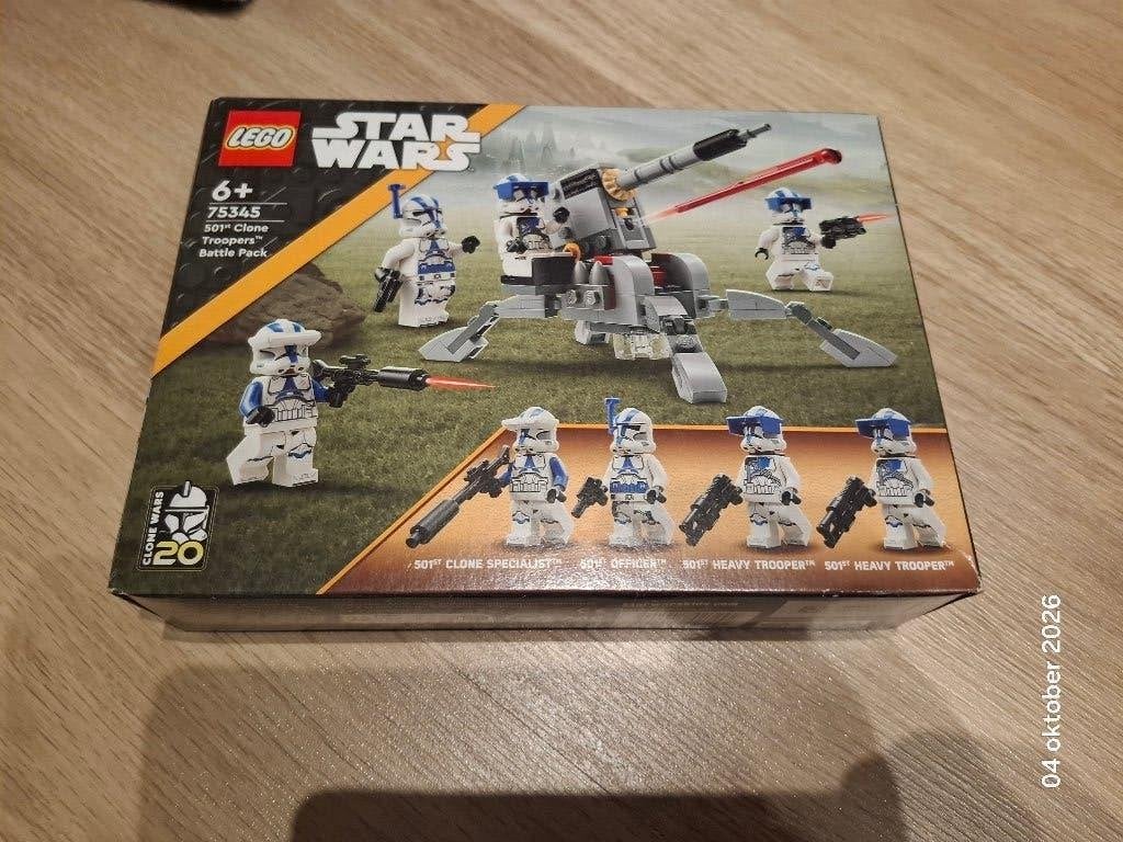 Lego Star Wars 75345 501st Clone Troopers Battle Pack NIEUW!, Star Wars, Lego, Nieuw, Ophalen of Verzenden