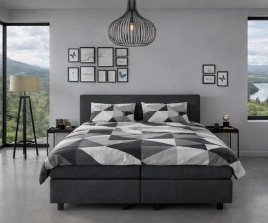 Boxspring 3 jaar oud 210x220, Huis en Inrichting, Slaapkamer | Matrassen en Bedbodems, Ophalen, Tweepersoons, Zo goed als nieuw