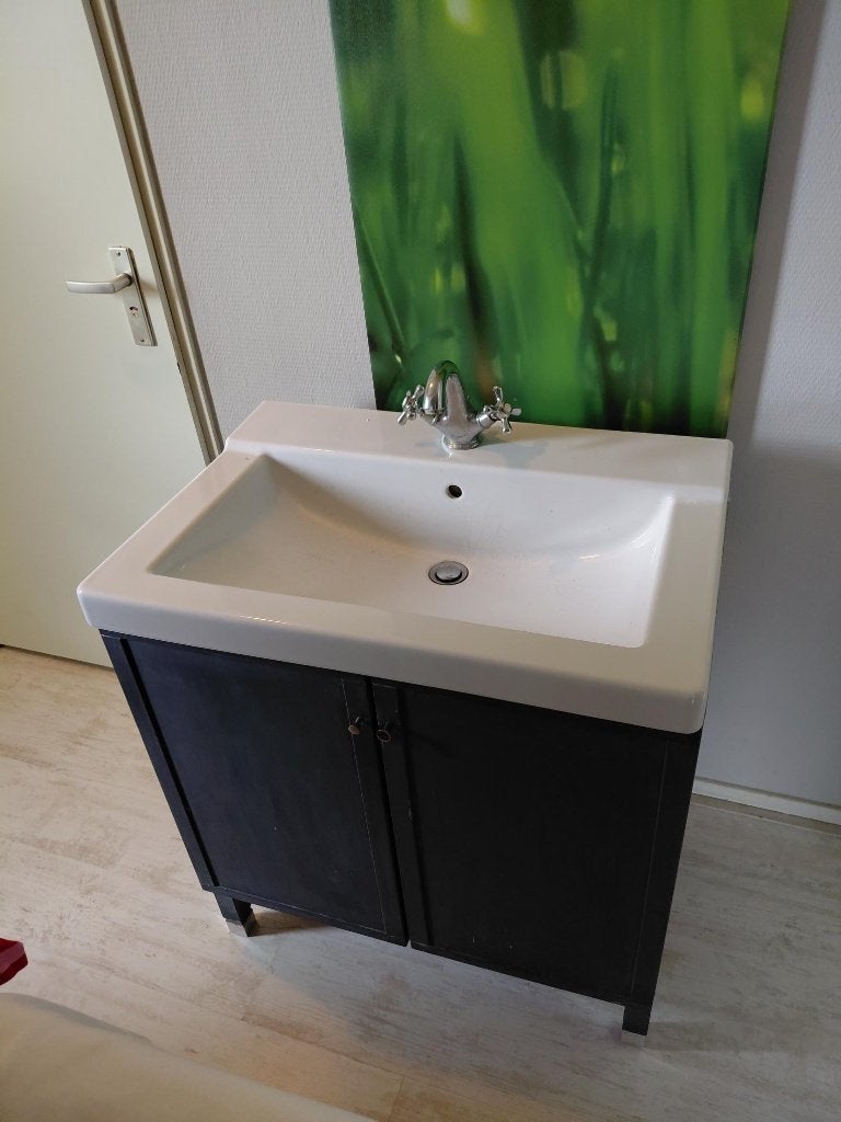 Wastafelmeubel met kraan, Huis en Inrichting, Ophalen, Gebruikt, 50 tot 100 cm, Minder dan 100 cm