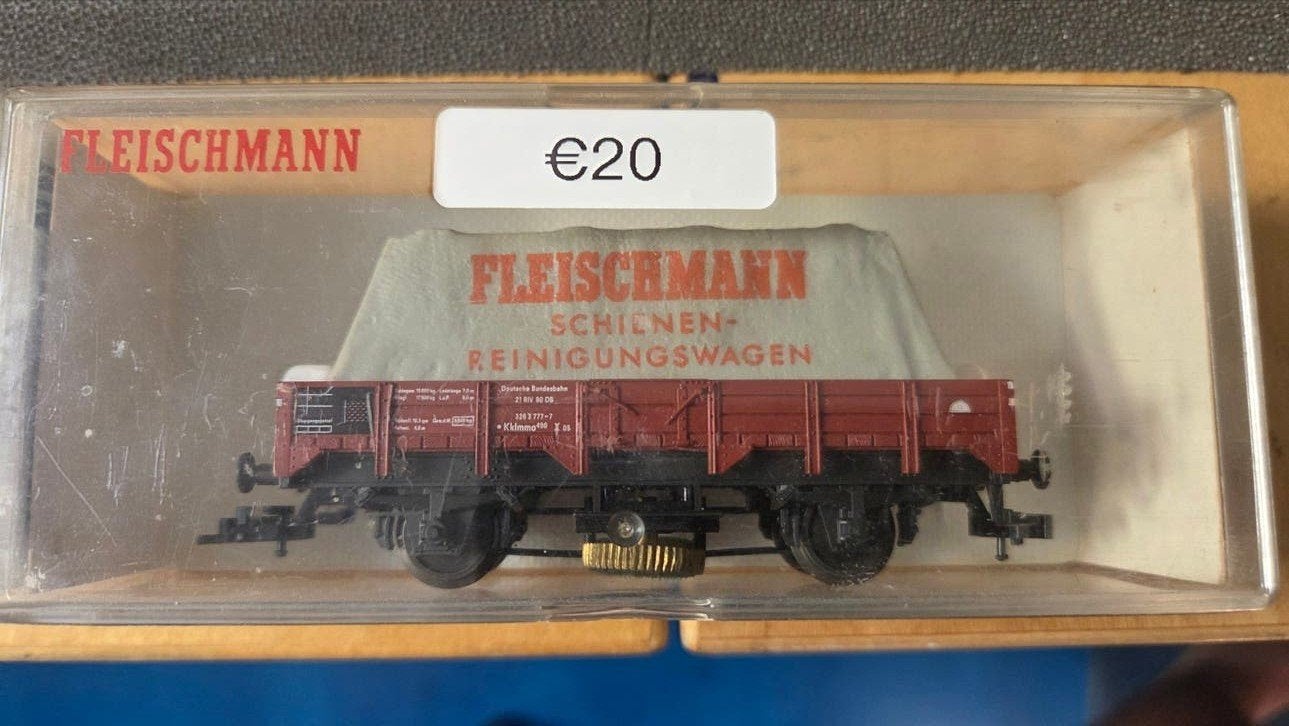 Fleischmann 5520 5569 5568 K Reinigingswagen DB, Gelijkstroom, Fleischmann, Wagon, Ophalen of Verzenden