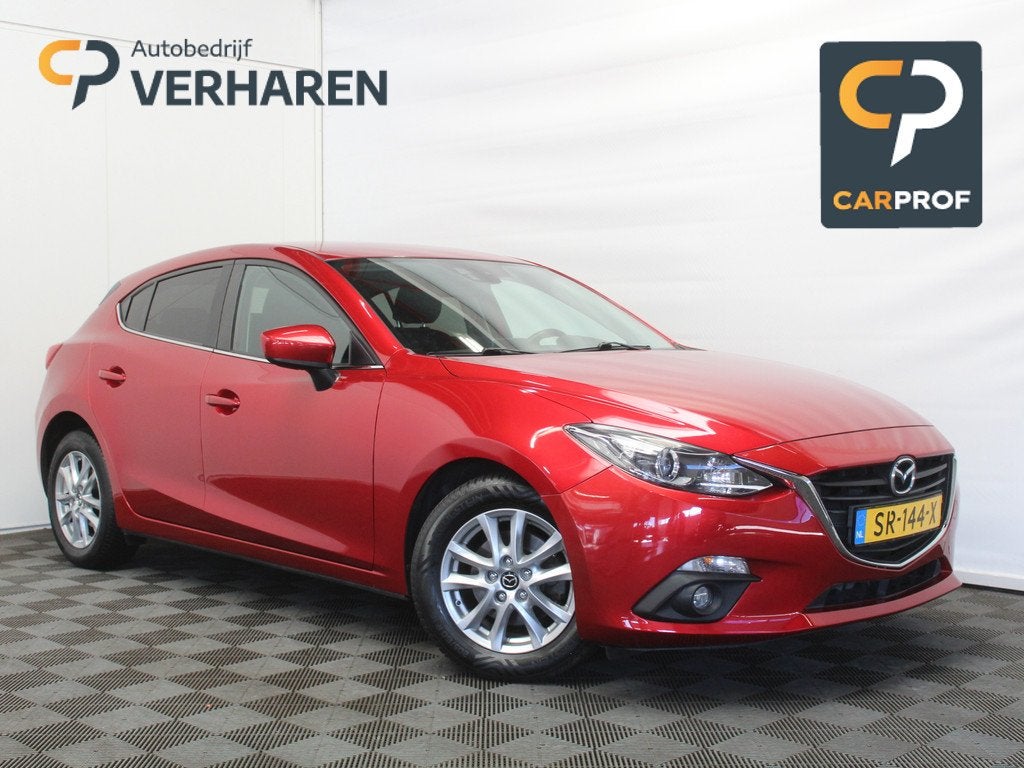 Mazda 3 2.0 TS+ CLIMATE | CARPLAY | CRUISE | LED | LMV16 | S, Auto's, Mazda, Voorwielaandrijving, Stof, Gebruikt, Zwart