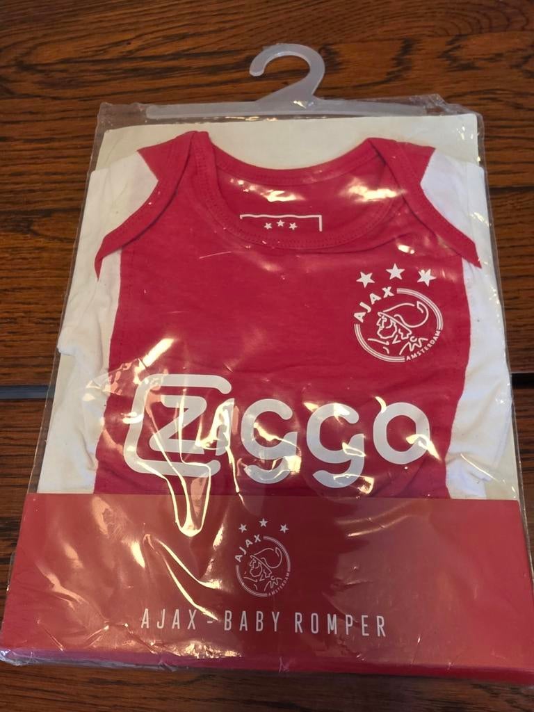 Nieuwe Ajax Baby Romper - Maat 62/68, Ophalen, Nieuw, Ajax, Jongetje of Meisje