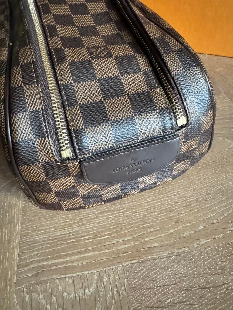 Louis Vuitton Toilet Pouch Damier Ebene ORIGINEEL, Ophalen, Nieuw, Bruin