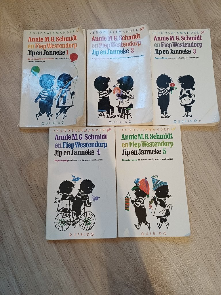 Jip en Janneke boeken (5 delen), Boeken, Fictie algemeen, Jongen of Meisje, Annie M. G. Schmidt, Voorleesboek