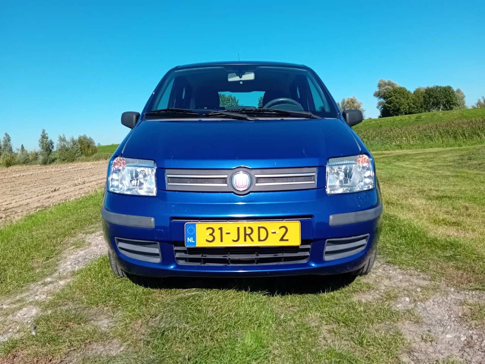 Fiat Panda 1.2 44KW 60PK 2009 Blauw, Voorwielaandrijving, 1242 cc, Origineel Nederlands, Handgeschakeld