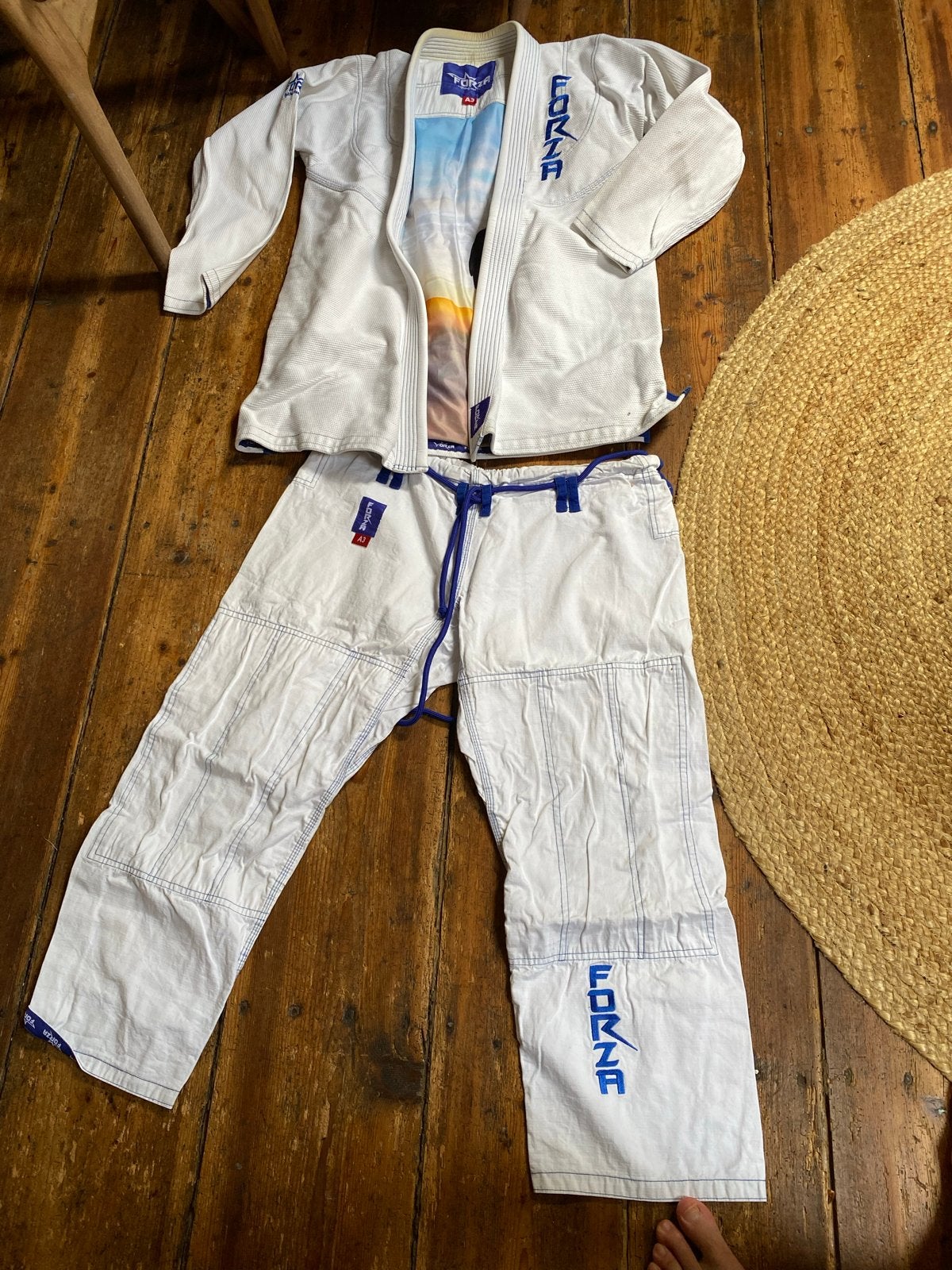 Forza Fighting Gear BJJ Gi - Zo goed als nieuw, Vechtsportpak, Maat L, Ophalen of Verzenden, Zo goed als nieuw