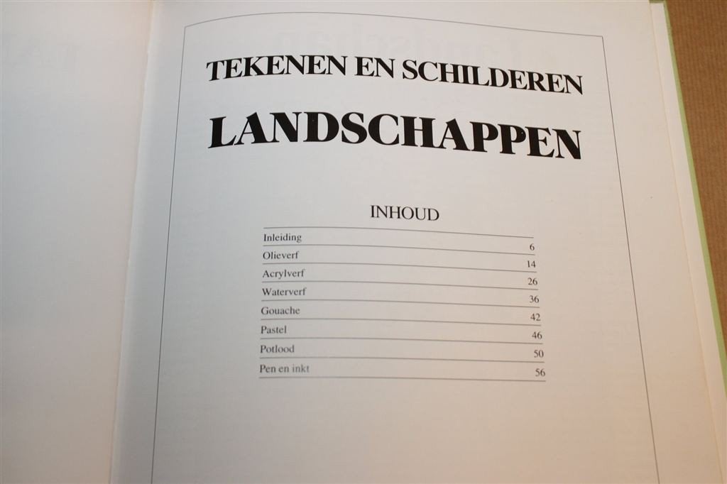Landschappen Tekenen & Schilderen — Technieken & Materialen, Ophalen of Verzenden, Gelezen, Tekenen en Schilderen