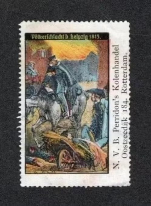 Sluitzegel Militair Völkerschlacht Leipzig 1813 Rotterdam 1., Ophalen of Verzenden, Zo goed als nieuw