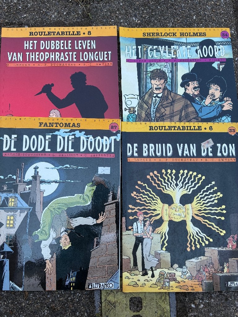 LOSSE VERKOOP ; Collectie Detective Strips ; zie foto's, Meerdere stripboeken, Ophalen of Verzenden, Zo goed als nieuw