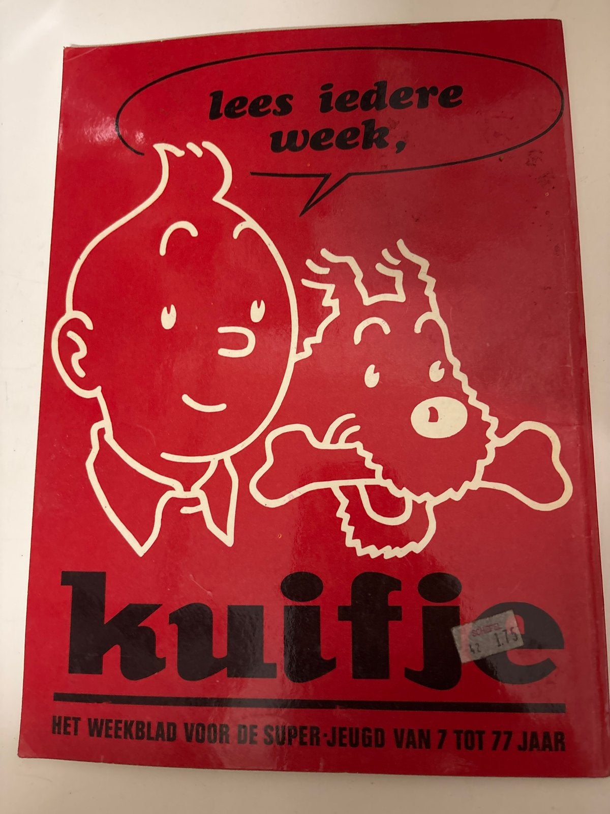 Mr Magellan Operatie Crystal Kuifje stripboek 1972, Eén stripboek, Ophalen of Verzenden, Gelezen