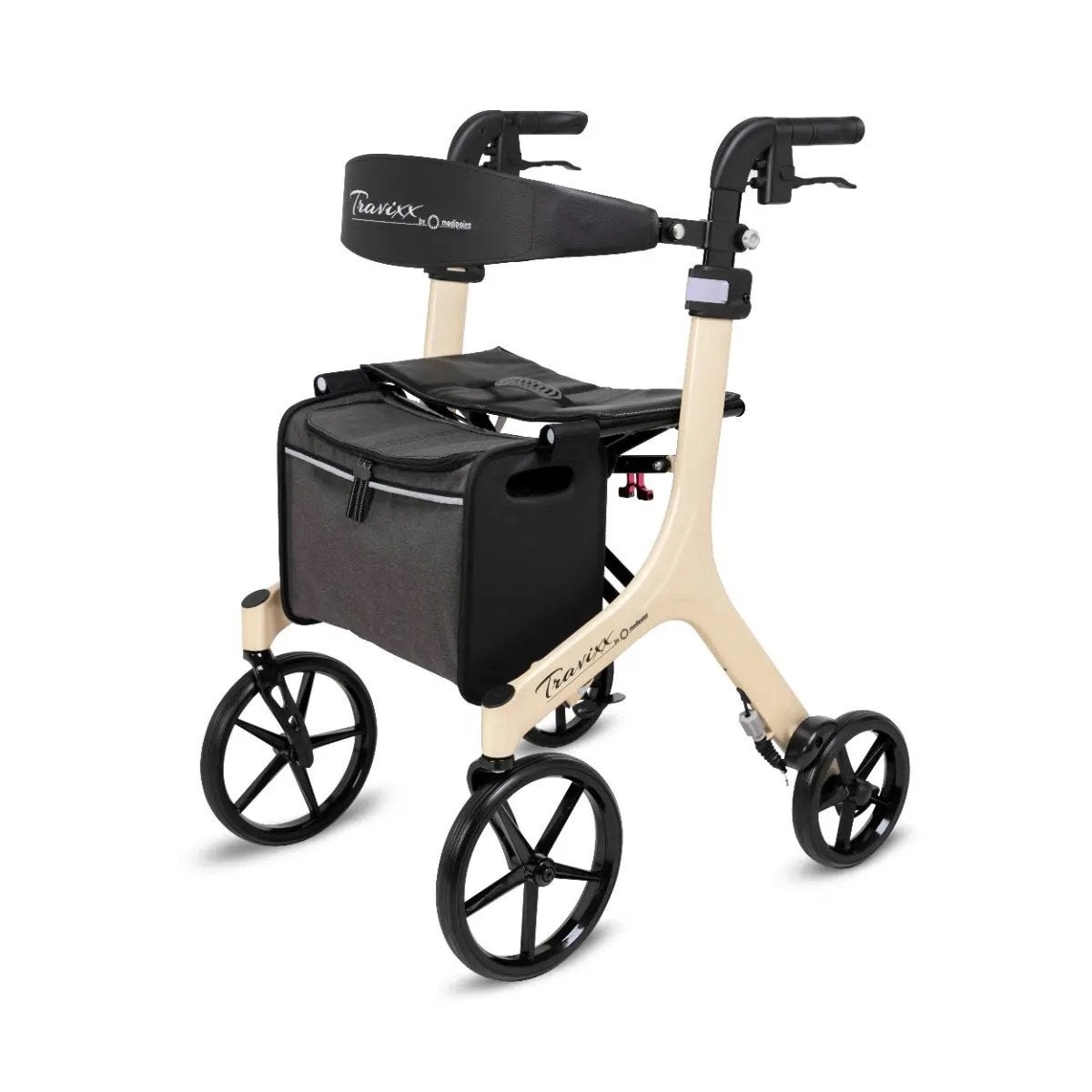 Travixx Carbon Rollator lichtgewicht maat S, Diversen, Ophalen, Lichtgewicht, Zo goed als nieuw
