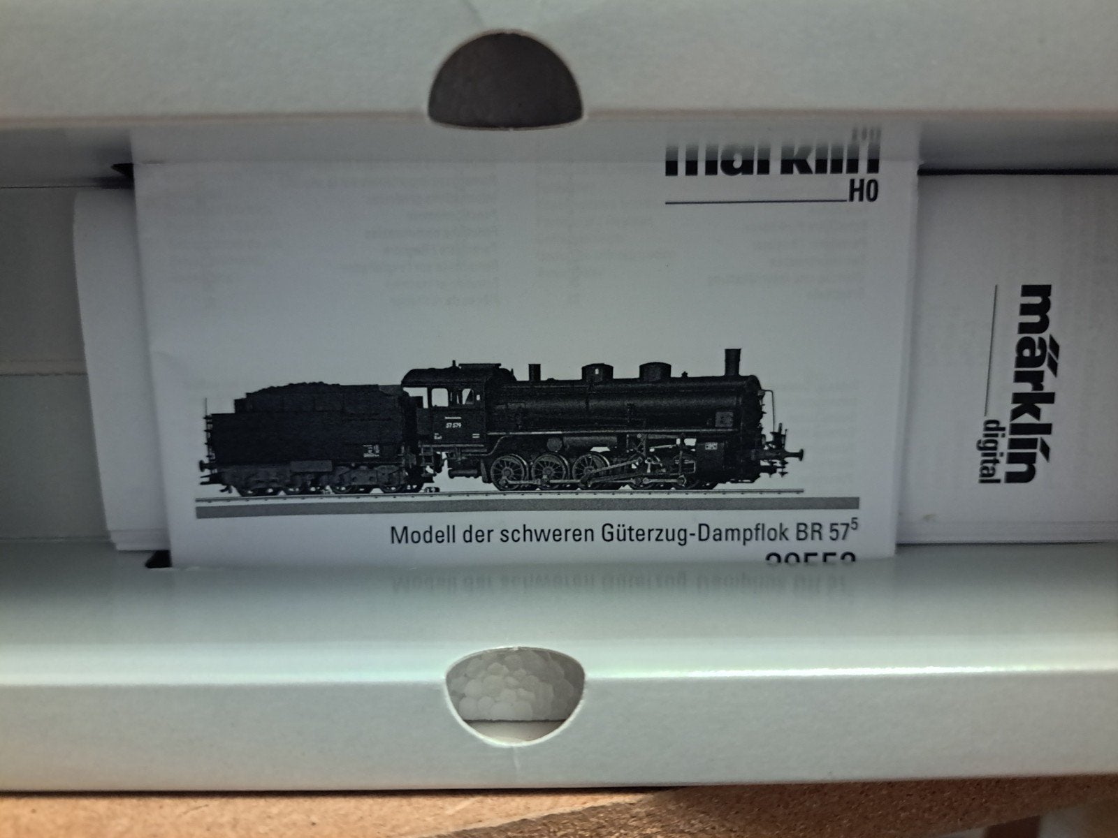 marklin br57.5 39552 mfx1, Wisselstroom, Locomotief, Ophalen of Verzenden, Zo goed als nieuw