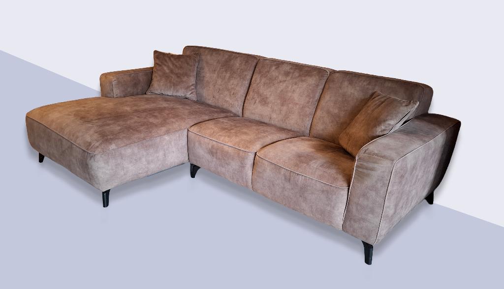 Longchair bank Galeria, Huis en Inrichting, Banken | Bankstellen, Ophalen, 250 tot 300 cm, Driepersoons, Zo goed als nieuw