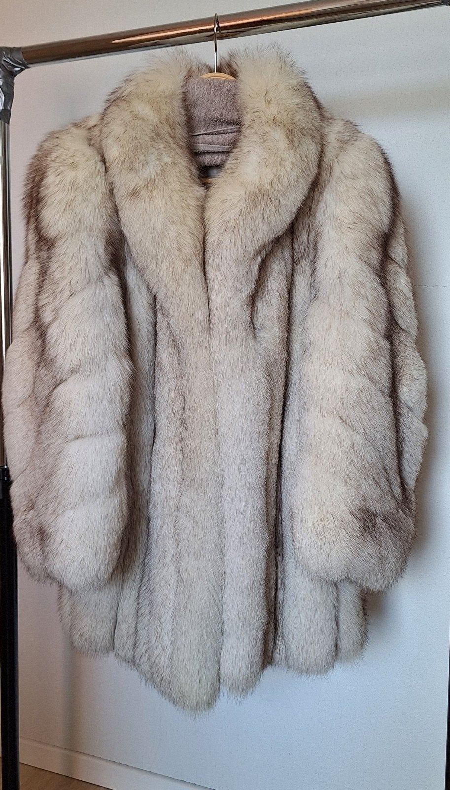 Bontjas Blauwvos Saga Fox Maat L, Overige kleuren, Maat 42/44 (L), Ophalen of Verzenden, SAGA FOX
