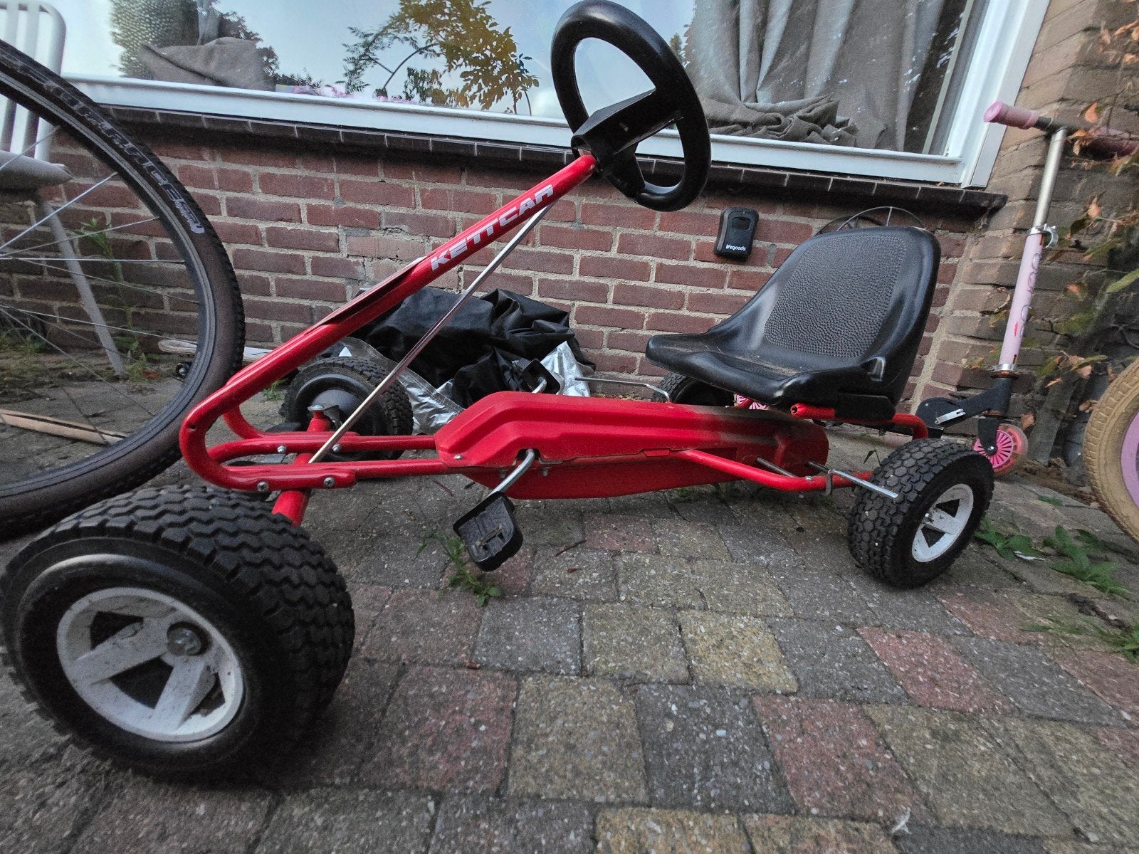 Skelter Kettcar rood, Ophalen of Verzenden, Gebruikt, Overige merken
