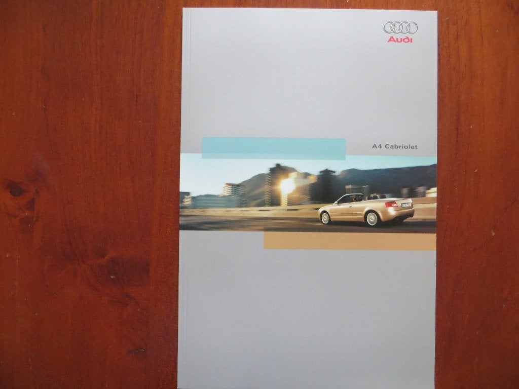 Audi A4 Cabriolet (maart 2002), Ophalen of Verzenden, Nieuw, Audi