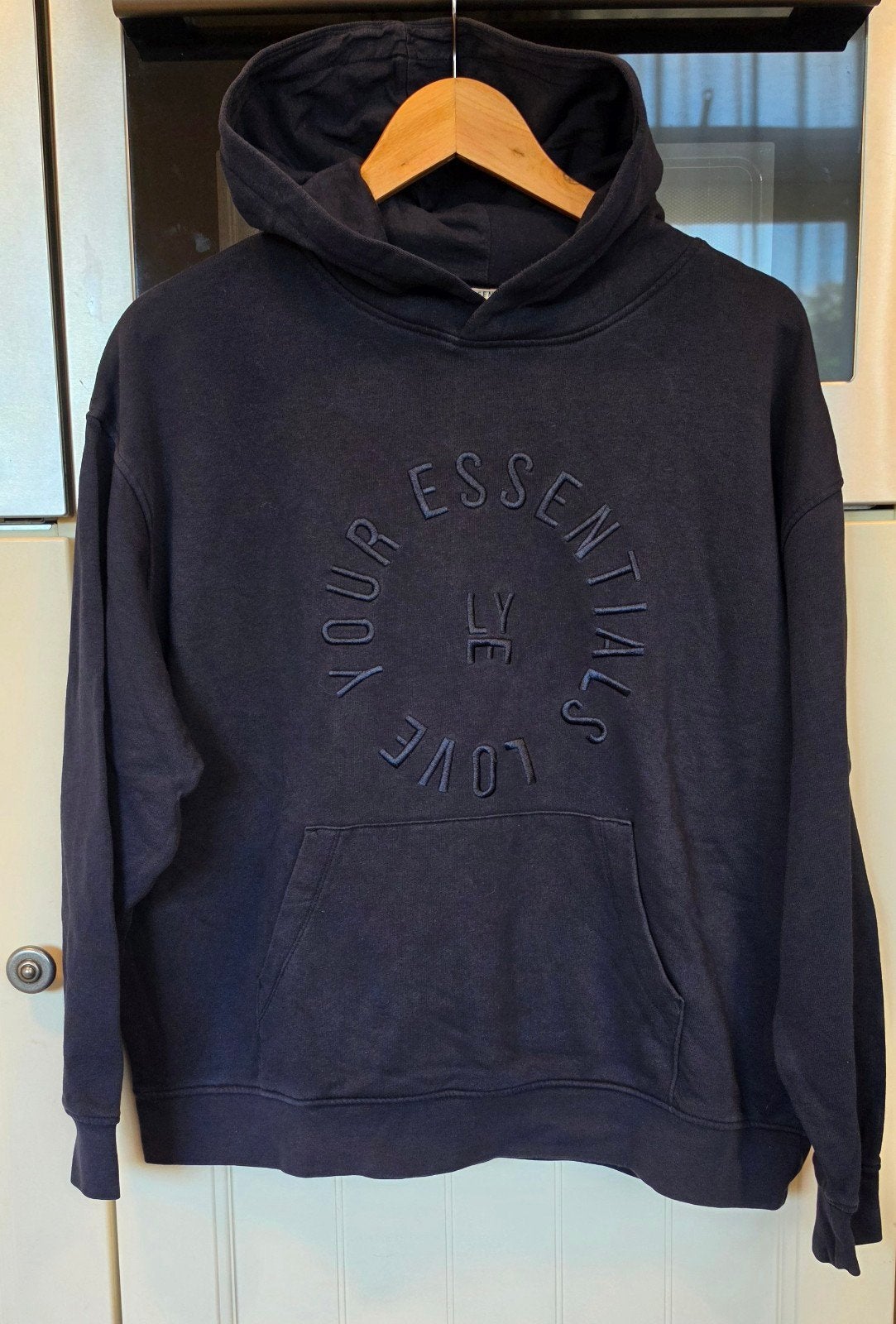 Donkerblauwe Tchibo Hoodie - Maat 48/50, Tchibo, Blauw, Maat 46/48 (XL) of groter, Ophalen of Verzenden