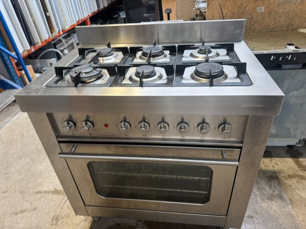 Solitaire fornuis schoon garantie bezorging super netjes!, Grill, 60 cm of meer, Zo goed als nieuw, Gas