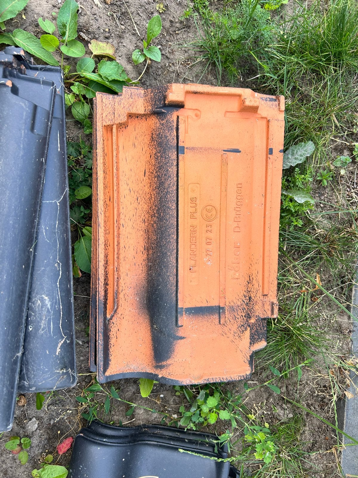 15 nieuwe dakpannen gratis afhalen, Doe-het-zelf en Verbouw, Ophalen, Gebruikt, Minder dan 5 m², Dakpannen
