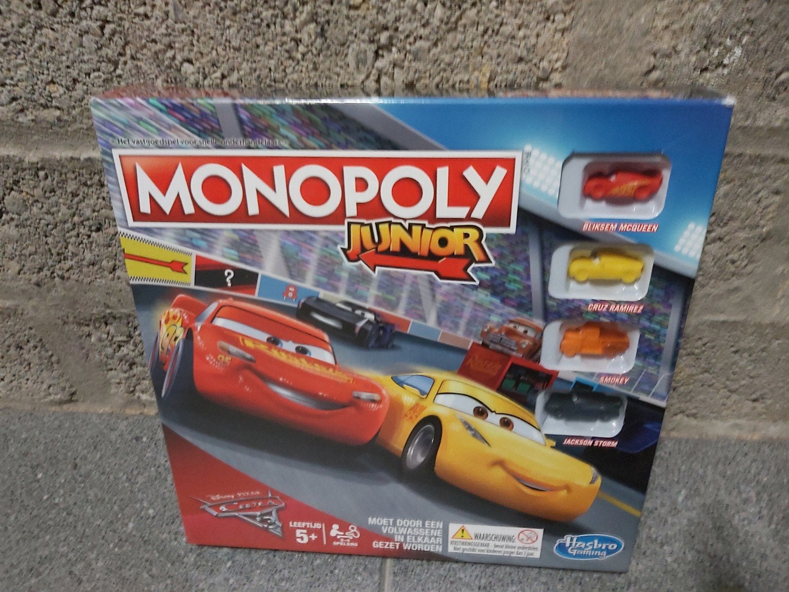 Monopoly. Junior. Cars 3. Nieuw In Verpakking., Drie of vier spelers, Ophalen of Verzenden, Nieuw, Hasbro Gaming