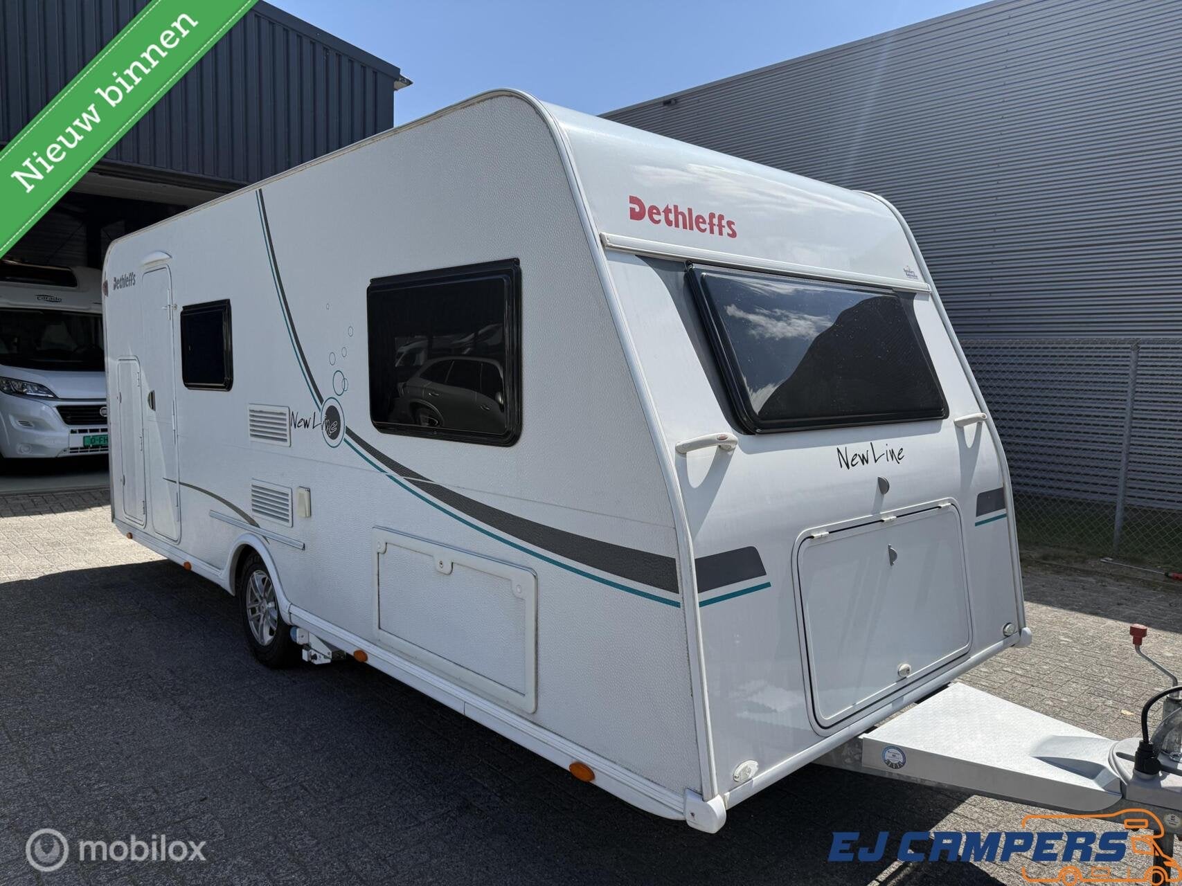 Dethleffs New Line 490TK / Stapelbed! Airco!, Caravans en Kamperen, Caravans, Duitsland, Bedrijf, Dethleffs, Koelkast