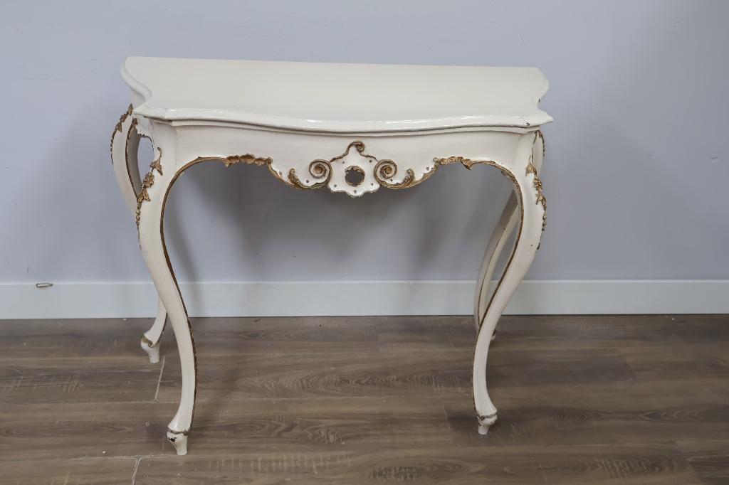 Wit Brocante Wandtafel, Antiek en Kunst, Ophalen