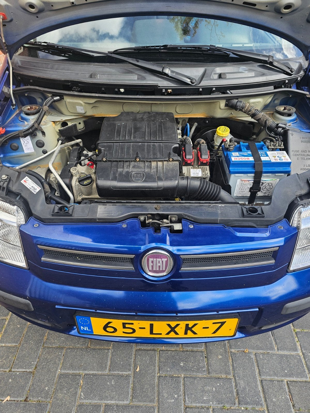 Fiat Panda 1.2 2010 Blauw APK Tot 04 09 2027!!, Auto's, Stof, 1242 cc, Origineel Nederlands, Handgeschakeld