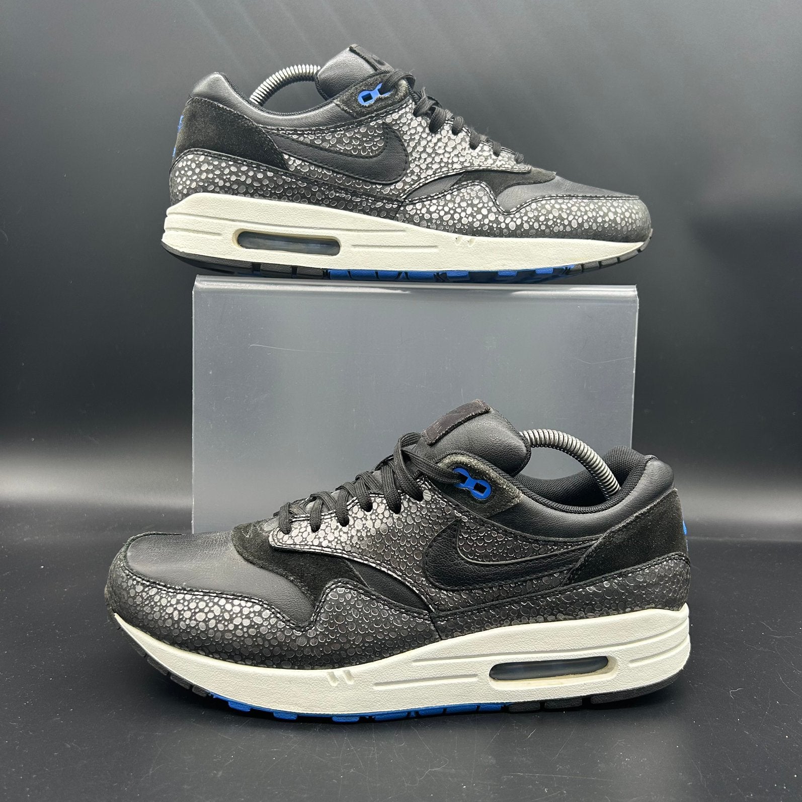 Nike air Max 1 deluxe black safari maat 44, Zwart, Ophalen of Verzenden, Sneakers of Gympen, Zo goed als nieuw