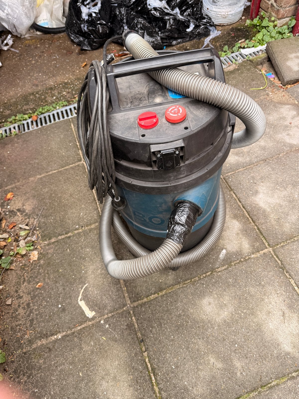 Bosch GAS 12-50 RFH Bouwstofzuiger - Krachtig en Betrouwbaar, Ophalen, Gebruikt