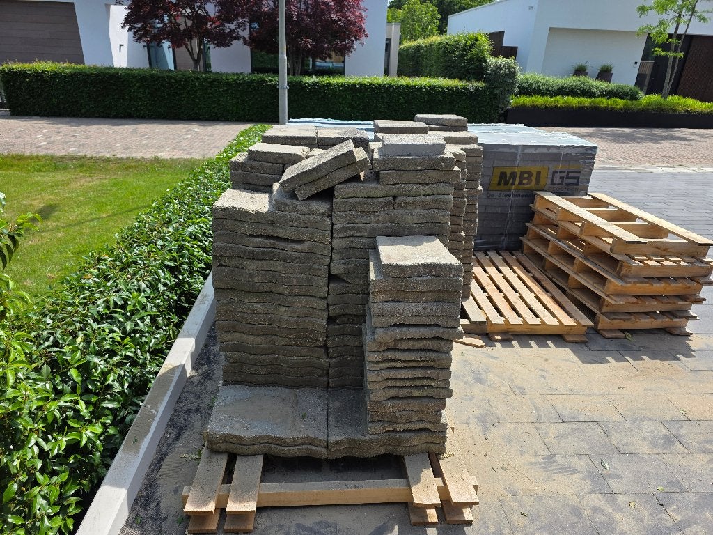 Betontegels, Tuin en Terras, Ophalen, Gebruikt, 10 m² of meer, Beton