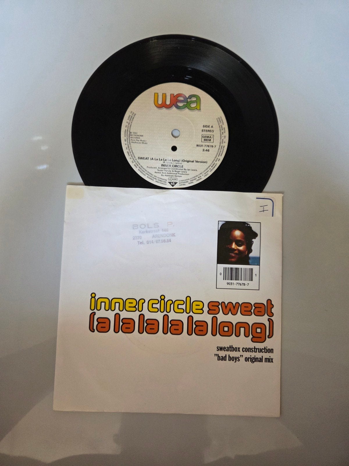 Inner Circle - Sweat (A la la la la song), Ophalen of Verzenden, Gebruikt, 7 inch, Pop