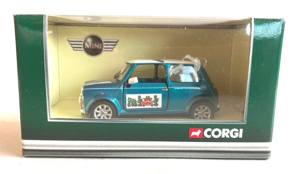 Mini Cooper Kingfisher blue Southern Mini days 2012 Corgi., Ophalen of Verzenden, Zo goed als nieuw, Auto