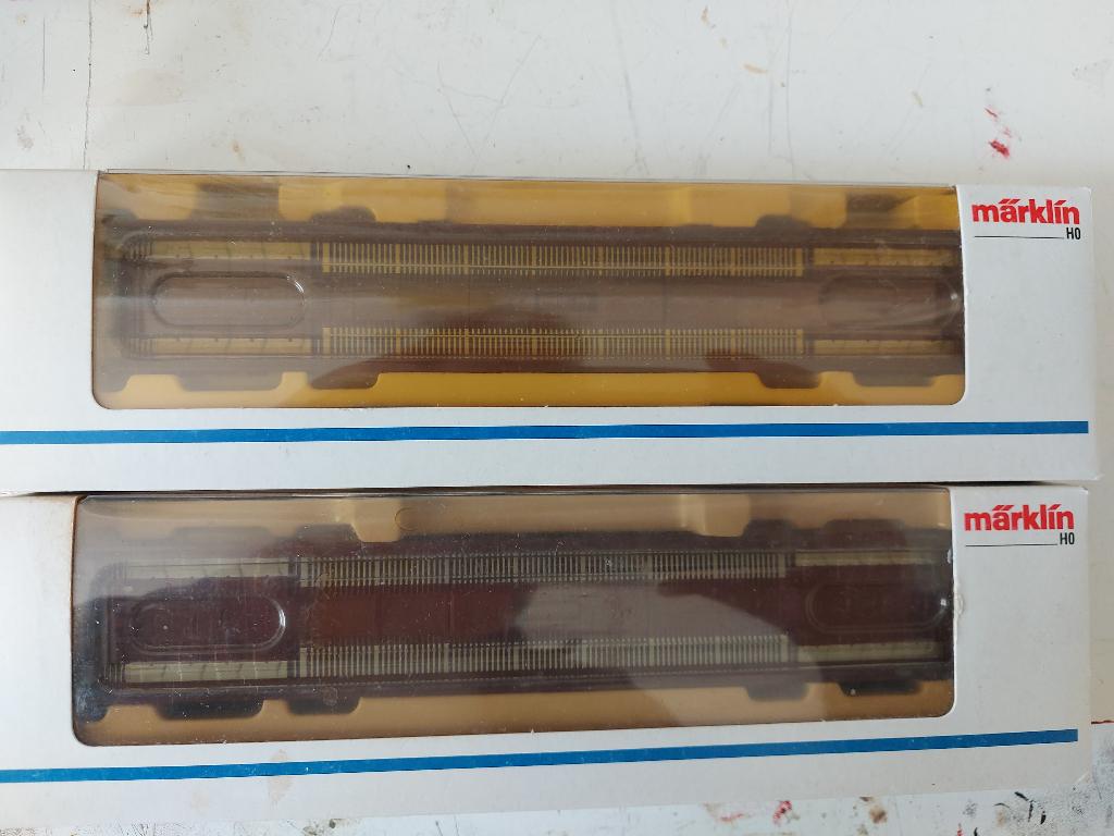 2 Marklin diepladers  4740 en 4741, Hobby en Vrije tijd, Wisselstroom, Ophalen of Verzenden, Märklin, Nieuw