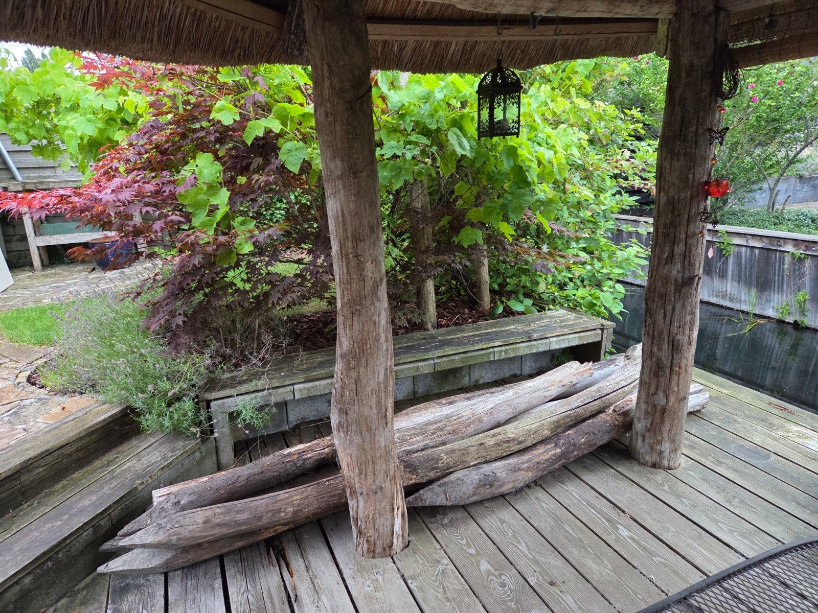 Robinia hardhouten palen 11-14 cm | 1,60-3,10 m | Pergola |, Tuin en Terras, Ophalen, 250 cm of meer, Palen, Hardhout