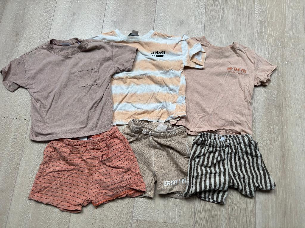 Beige/pink ZARA set 6 stuks maat 92, badstof en katoen, Ophalen of Verzenden, Zo goed als nieuw, Maat 92