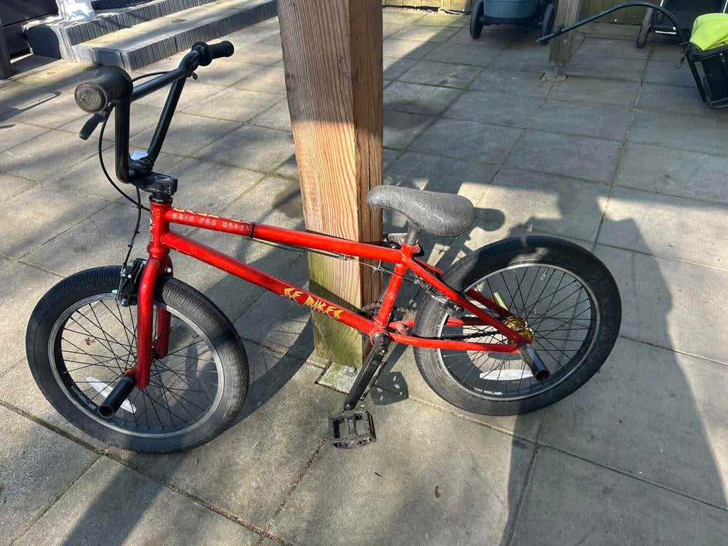 Super mooie bmx, Staal, Ophalen of Verzenden, Voetsteunen, 16 tot 20 inch