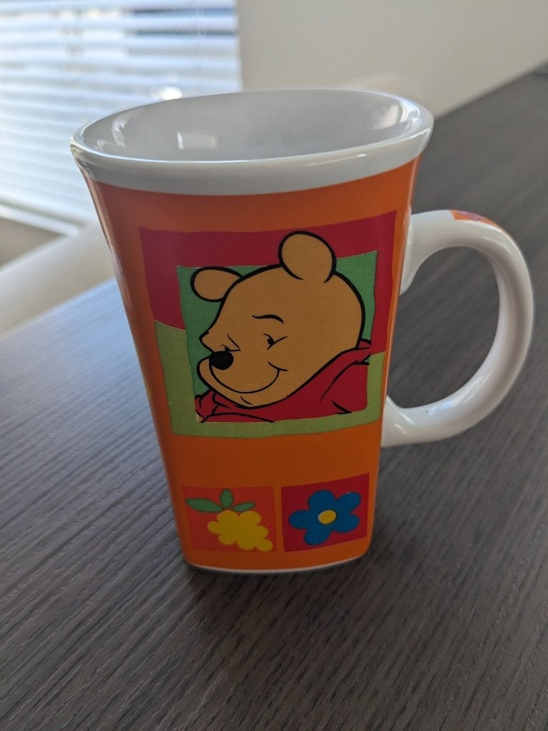 Mok van Winnie the Pooh met naam Tamara erop, Ophalen of Verzenden, Winnie de Poeh of vrienden, Zo goed als nieuw, Servies