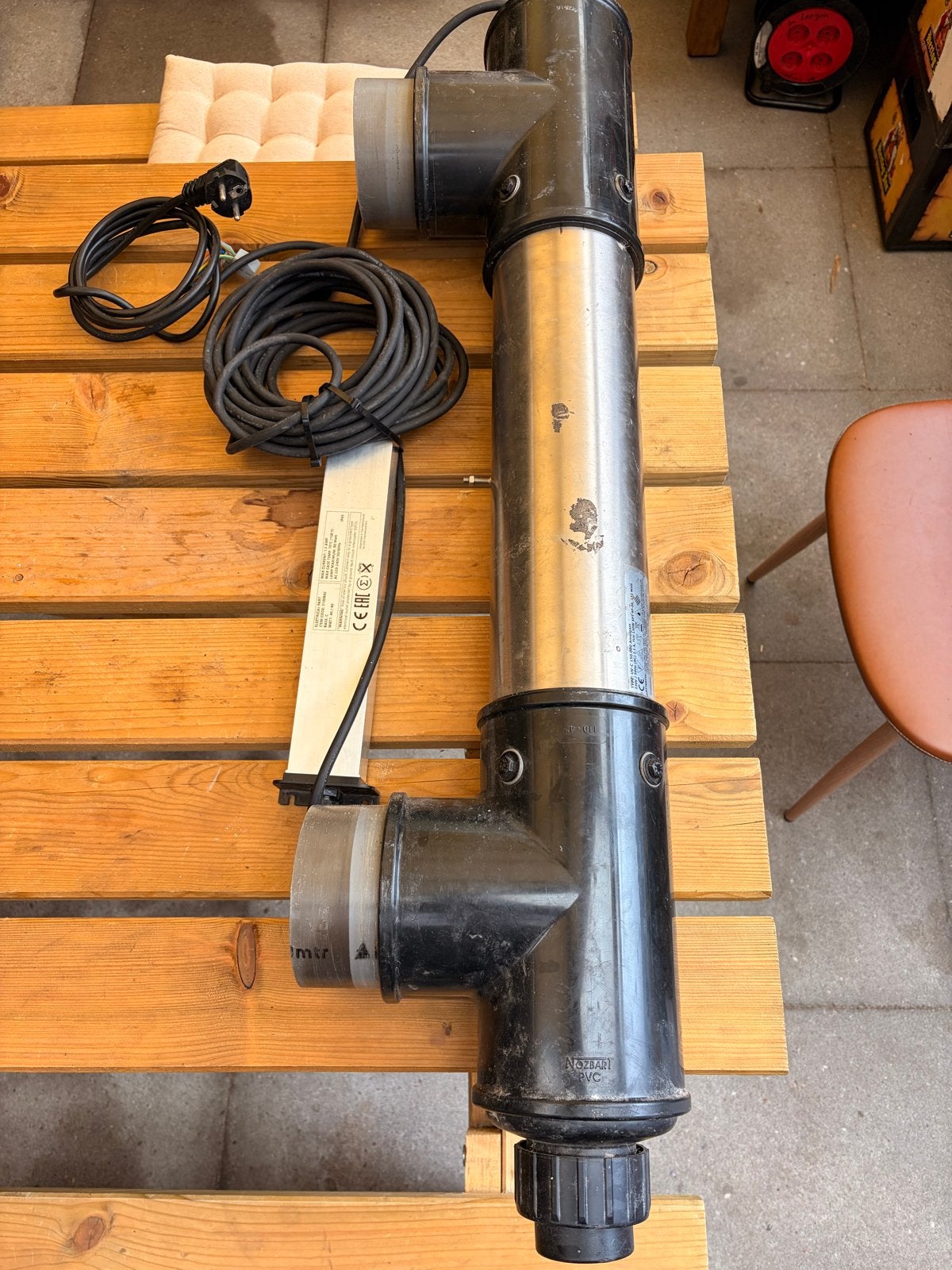 Vijverfilter UV-C lamp 40/80W voor helder vijverwater, Ophalen, Gebruikt, Vijverfilter
