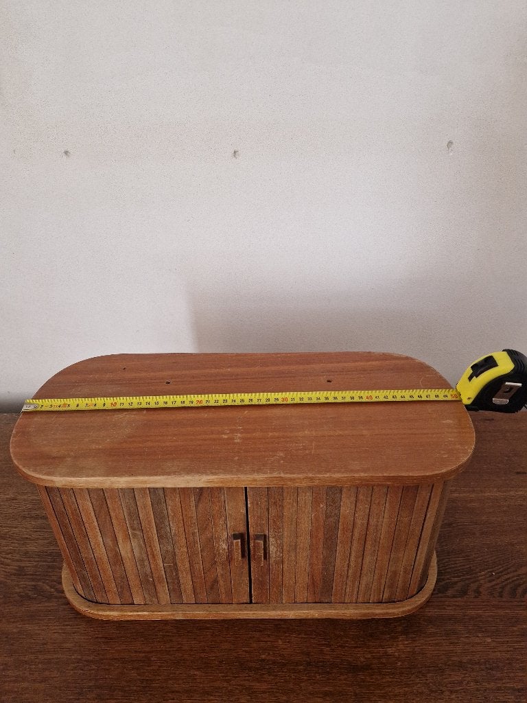 Schuifdeurenkastje van hout Vintage, Ophalen, Huis en Inrichting