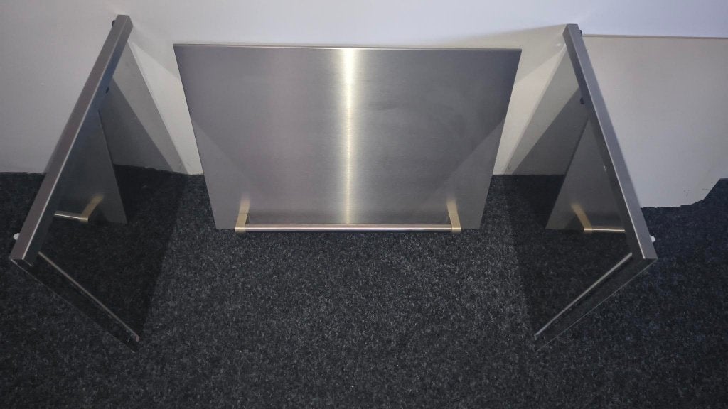 RVS inbouwframe / ombouw voor magnetron, airfryer. 46x56,5, Ophalen, Gebruikt, 50 tot 100 cm, Minder dan 100 cm