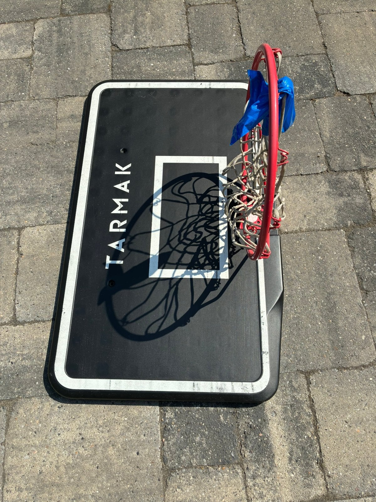 Tarmak basketbalbord + ring + net + basketbal – complete set, Sport en Fitness, Ophalen, Zo goed als nieuw, Ring, Bord of Paal