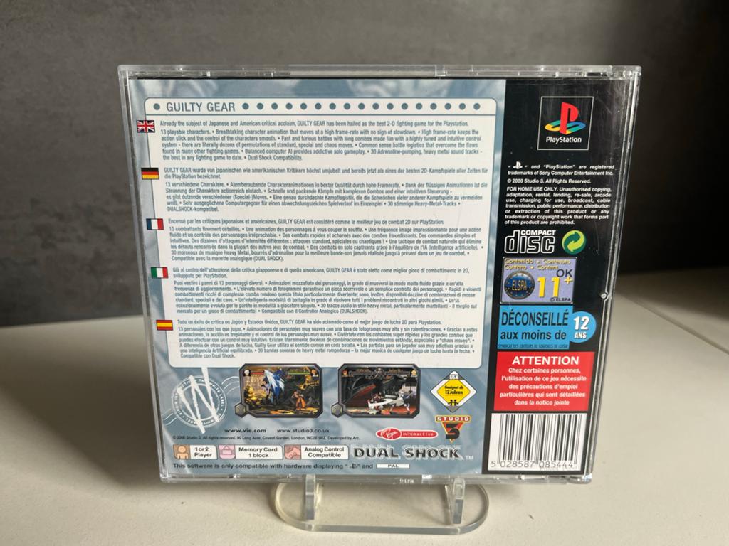 Guilty gear PS1 PlayStation zeer compleet, Avontuur en Actie, O, Ophalen of Verzenden, Zo goed als nieuw