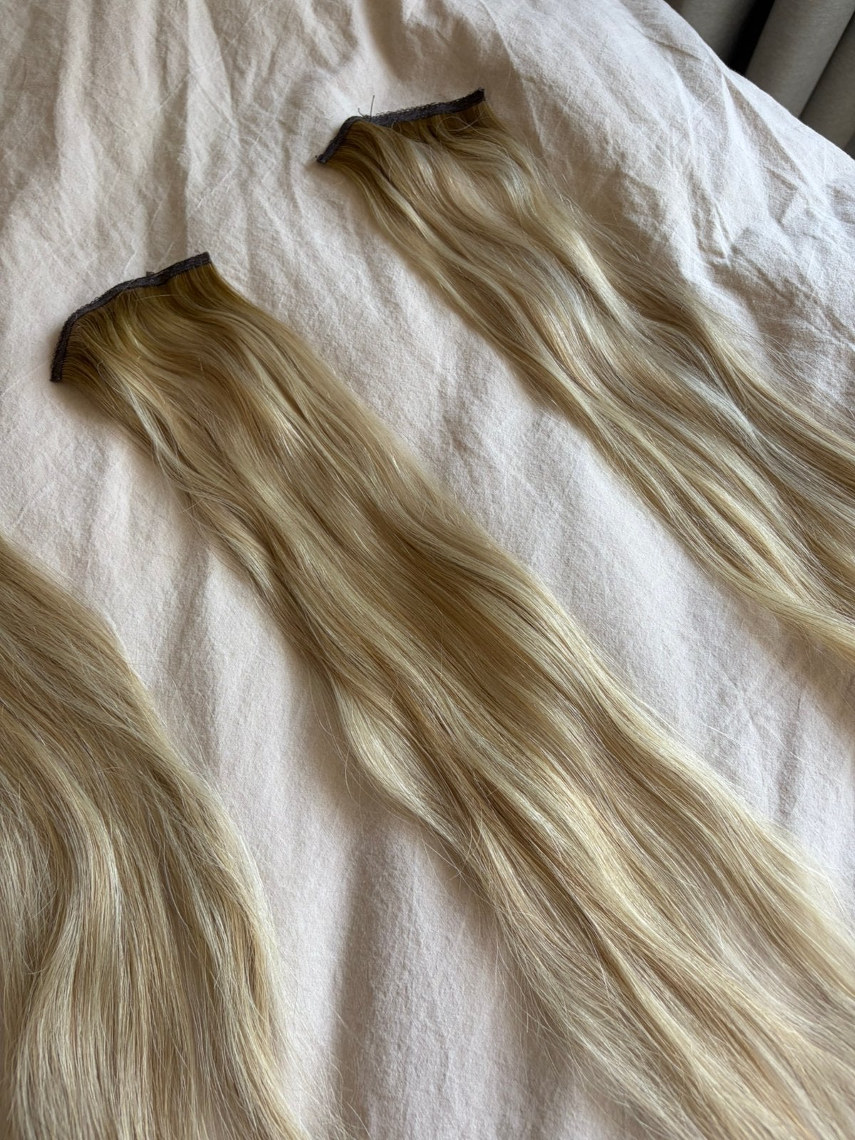 Haar matten extensions beauty works, Ophalen of Verzenden, Gebruikt, Pruik of Haarverlenging