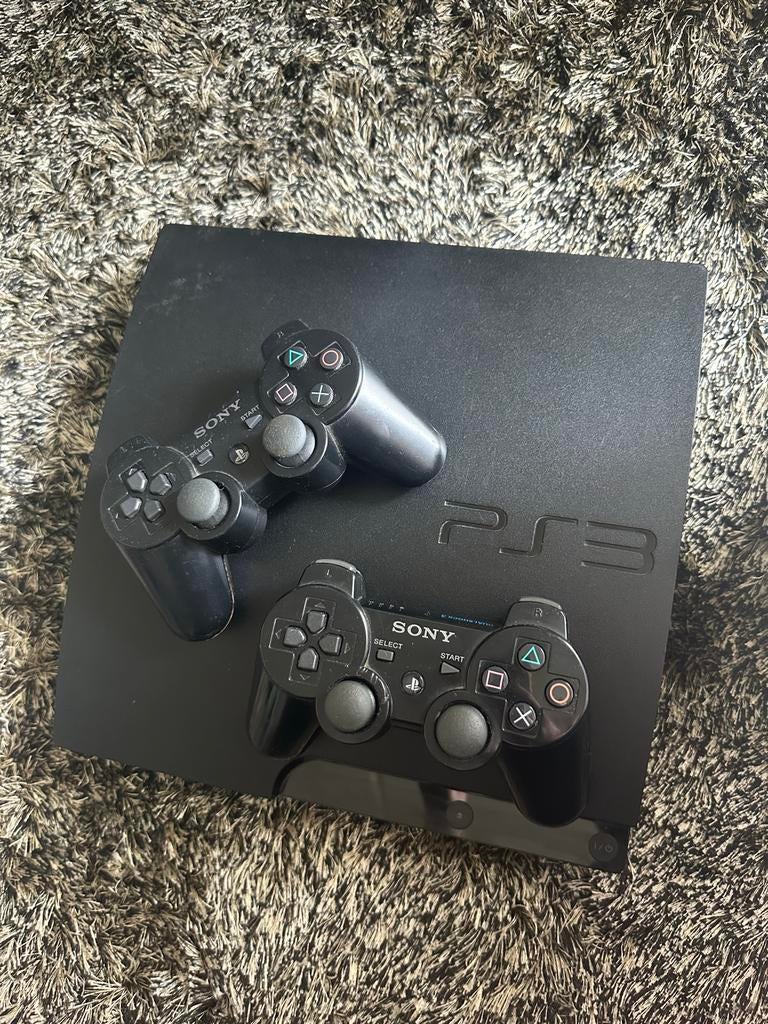 PlayStation 3  met 2 controllers en 11 games, Spelcomputers en Games, Spelcomputers | Sony PlayStation 3, Ophalen, Met 2 controllers